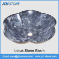 Custom made flower shape granite stone vessel sink